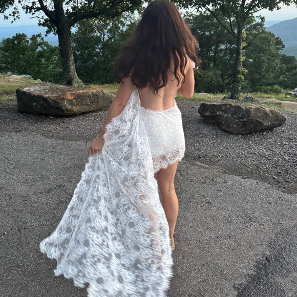 Christopher Esber Floating Lace Mini Dress - Picture 5 of 6